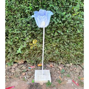 standing bunga lily dekorasi pelaminan/lampu taman/lampu hias/lampu ruang tamu/lampu kamar