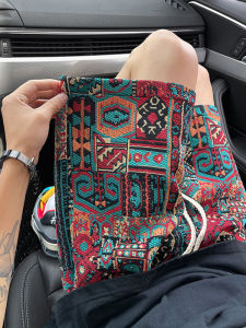 Quần Short Dệt Hoa Mùa Hè Mỏng Thường Ngày Cho Nam Quần Dài Năm Điểm Đi Biển Quần Ống Đứng Kháng Khuẩn Thời Trang