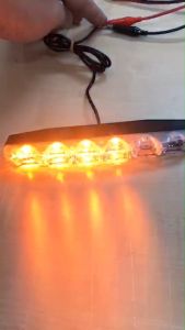 (Sepasang) Car 6 LED Daytime Running Light Daylight With Turn Signal Flowing Auto DRL