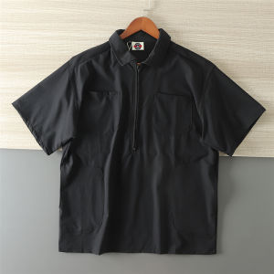 Quick Dry Breathable Loose Fit Short Sleeve Mens Shirt Comfortable Casual Half Sleeve Summer Fashion Urban Style Turn-down Collar