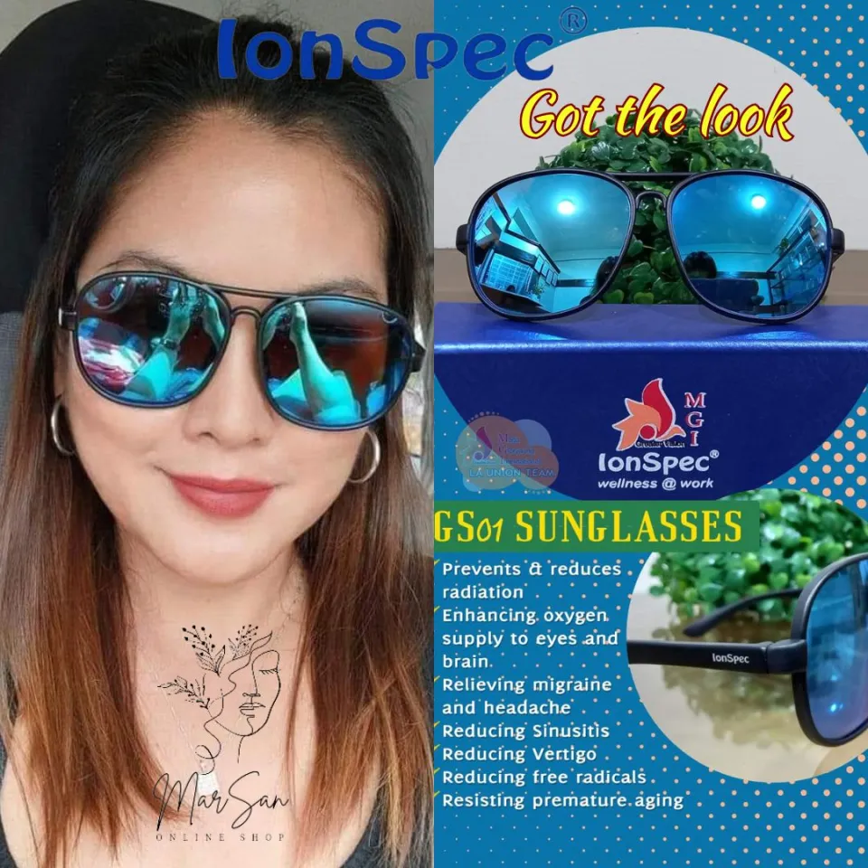 Original IonSpec GS01 Medical Sunglasses with Elements Lens are Anti-UV,  Anti Bluelight, Anti Radiation