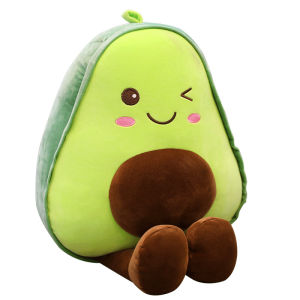 28-38CMHot Selling Kawaii Fruit Plush Soft And Comfortable Avocado Plush Toy Ornaments Cushion Can be used As A birthday Gift