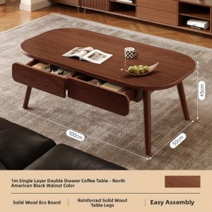 ZHUOHE | Simple Mid-Century Luxury Compact Coffee Table
