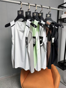 Quick Dry Laser Drill Ice Silk Cooling Mens Outdoor Running Fitness Summer Vest Breathable Comfortable round Neck Tank Top