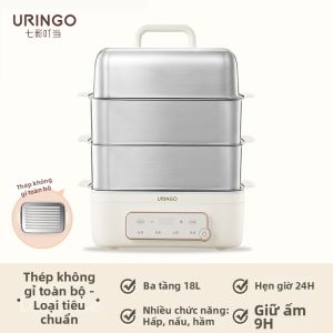 Nồi Hấp Điện Đa Năng cho Nhà 3 Tầng
