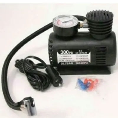 Kompresor Angin Listrik Kompresor Mini Pompa Ban Mobil Motor Elektrik Mini Pompa Angin Air Compressor DC 12V 300 PSI