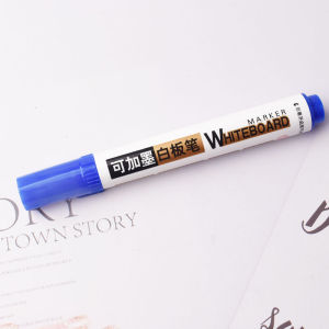 Whiteboard Marker Erasable Ink-Adding Board Pen Blackboard Pen Large Capacity Writing Pad and Pen Bold Water-Based Erasable Marking Pen