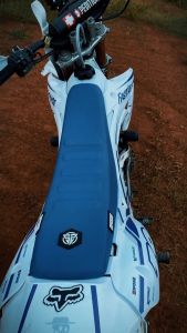 Supersub Sarung Kulit Jok Biru & Antirembes Motor