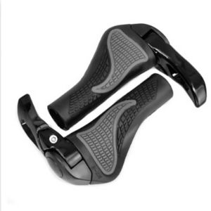MTB Bicycle Rubber Bike Handlebar Grip Bar End Cap Cycling Mountain Bike Grips Ergonomic Bicycle Handle Grips