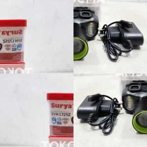 Surya Senter Kepala Zoom In-Out Rechargable 72W SYH L725Z USB Type-C Laser LED 5 Mode Super Terang