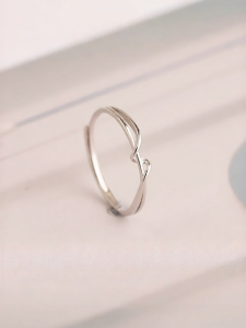 CHINSE | Solid Minimalist Versatile S925 Silver Geometric Ring High-end