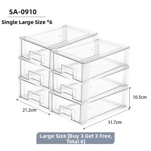 Plastic Drawer Type Refrigerator Organizer