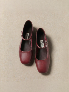 Belle | Star-endorsed Leather Mary Jane Shoe Red