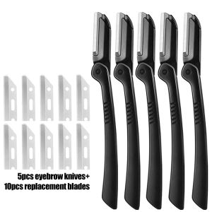 Eyebrow Razor Set Multipurpose Face Razors For Women and Men Dermaplaning Tool Easy To Use Cutter Shaver Blades Makeup Toools