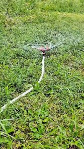 Pringkel Air Pertanian Penyiram Tanaman Otomatis Putar 360 Derajat 5 Sprinkler Splinker Penyiram