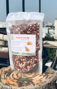 1KG  Trà gạo lứt huyết rồng rang mộc trà gạo lứt hỗ trợ giảm cân cực tốt  nguyên chất nhà làm trà gạo lứt rang trà thanh nhiệt