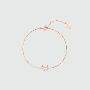 AGATHA | French Luxury Style Dog Hollow-out Design Silver Bracelet