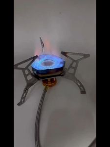 Portable Outdoor Butane Stove Mini Folding Windproof gas stove Camping Cooking split burner