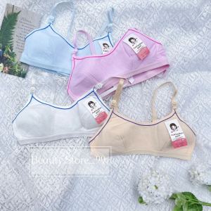 #2906 COD 3pcs baby bra for teens jersey & kid’s print high and good quality for 8-12 years old