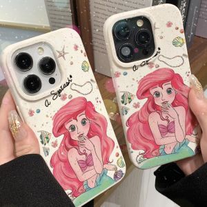 เจ้าหญิงเงือก เข้ากันได้กับ iPhone XS, XR และ X หรือเจ้าหญิงดิสนีย์ มีระเบียบ 15, 14, 13, 12, 11 Pro Max และมินิ 6, 7, 8 พลัสลายนิ้วมือ ระหว่าง 13, 12 และ มินิ 15, 14 กับ 6, 7, 8