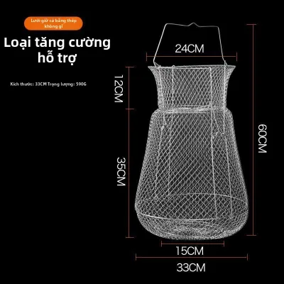 FPRK | Giỏ Đựng Cá Inox Thiết Kế Gấp Gọn Tiện Lợi