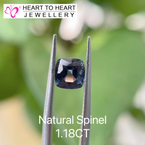 Natural Gemstone Spinel 1.18CT Cushion Mix cut Cobalt Blue from Sri Lanka