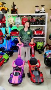 Smile Kids รถเด็กขาไถ แลมโบกินี 2in1 มีด้ามเข็น/มีเสียงดนตรี No.9005