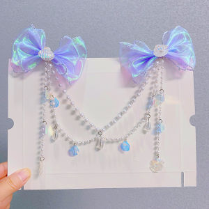 Mermaid Princess Hair Clip and Bracelet Set