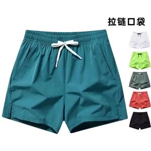 Summer Mens Athletic Shorts Teenagers Quick-Dry Pants Workout Running Pants Cross-Border Shorts Thin Breathable Beach Pants