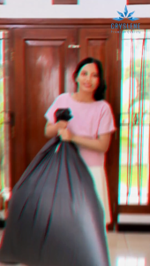 CRYSLENE Kantong Plastik Sampah Trash Bag 60x100cm & 90x120cm