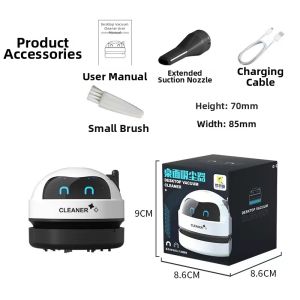 LIWAN | Small Powerful Desk Vacuum for Students to Clean Eraser Shavings and Paper