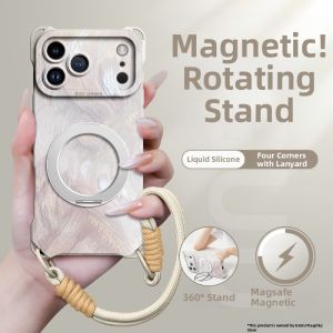 GGUU | Magnetic Shoulder Cross E-air Silicone Case for iPhone