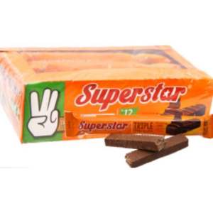 Bánh xốp superstar chocolate hộp x 192g