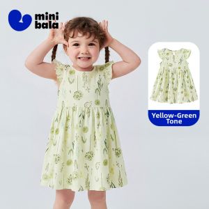 MINI BALA | Mini Comfortable Breathable Cotton Mesh Sweet Girls Dress