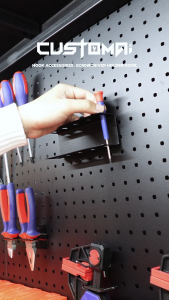 ฮูกเล็กใส่ไขควง Hook ตะขอแขวน Pegboard ติดตั้งง่ายแข็งแรง สินค้าพร้อมส่ง