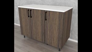 MELAMINE 3 DOOR KITCHEN CABINET WATER & OIL PROFF / KITCHEN CABINET / KABINET DAPUR / MULTI-PURPPOSE CABINET