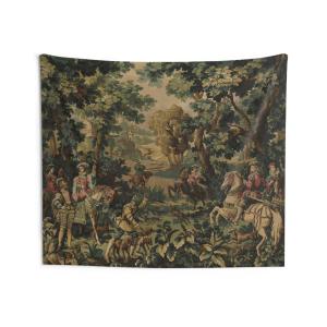 VIKAMA European Retro Medieval Hunting Tapestry Classical Aristocratic Living Room Light Luxury Art Decoration Room Decoration