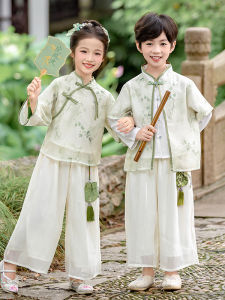 MPW | New 2025 Childrens Hanfu Set Autumn Wear Traditional Chinese Style Performance Outfit Baby Boys Girls Clothing Ensemble