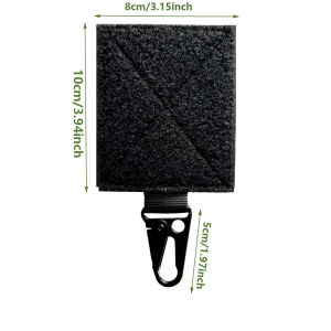 Multipurpose Tactical Hook with Double-sided Adhesive Strips