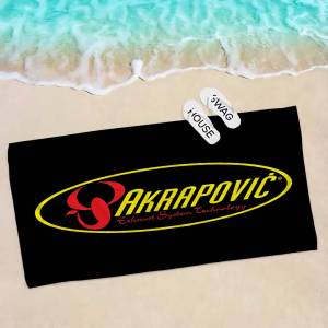 KULECHAOWAN | high performance A-AKRAPOVIC exhaust Microfiber Beach Towel Absorbent Quick dry Soft Swimming Resort Mountain Climbing Towel