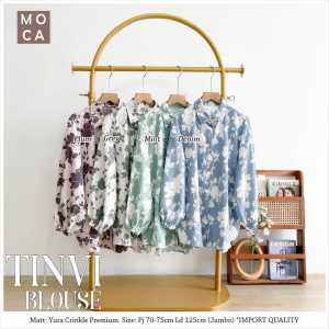 Tinvi LD 125 Moca: Blouse Wanita Elegan & Kualitas Tinggi
