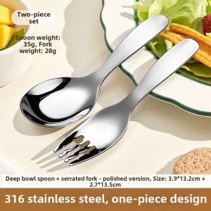 YONGLE | 316L Stainless Steel Child Durable Utensils