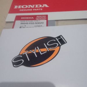 sticker stiker logo label tulisan stylish scoopy esp k93 original honda