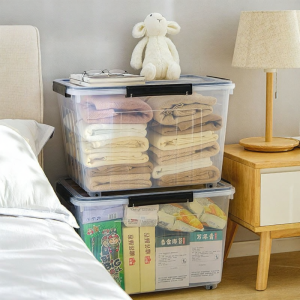 Moisture-Proof and Waterproof Large Storage Box Transparent Plastic