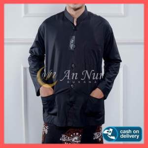 Baju koko Haibah polos dewasa model ammu
