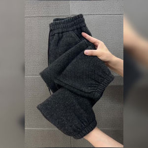 High Waist Cuffed Harem Warm Multi-matching Skinny Pants