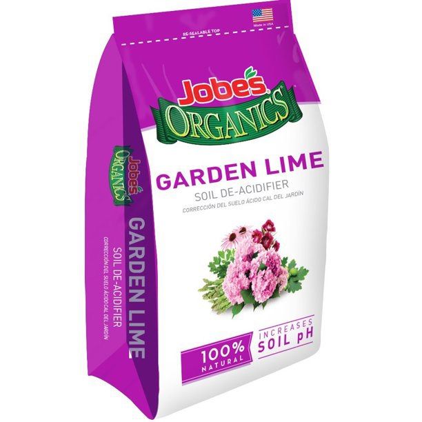 Jobe's Organics Garden Lime for Organic Gardening Soil DeAcidifier, pH