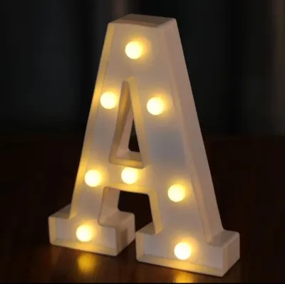 1pc 22cm Letter / Number Led Light with battery