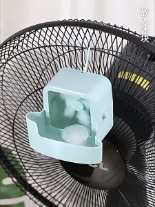 Portable Electric Fan Water Cooler Box Ice Cooling Attachment For Stand Fan Room With 4 Ice Cups