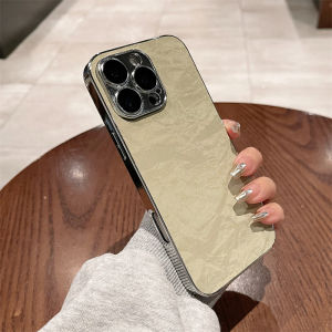 Anti-Drop Electroplated Silver Rim Case